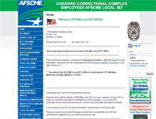 Tablet Screenshot of afscmelocal387.com